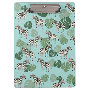 Zebra Monstera Klembord