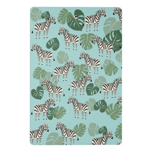 Zebra Monstera Mini Klembord (Achterkant)