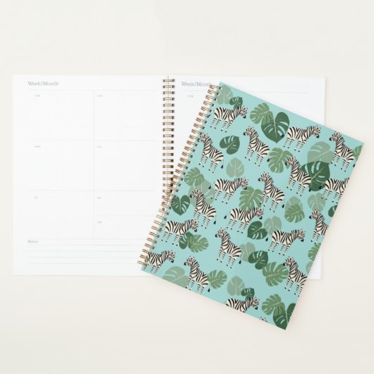 Zebra Monstera Planner (Display)