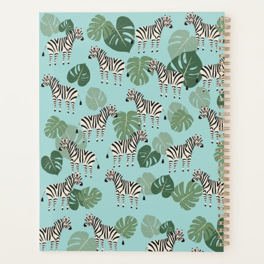 Zebra Monstera Planner (Achterkant)