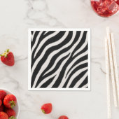 Zebra Motief Papieren Servetten Stijlvolle Feestde (Insitu)