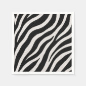 Zebra Motief Papieren Servetten Stijlvolle Feestde (Voorkant)