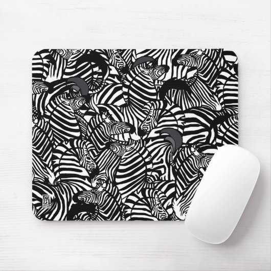 Zebra Mousepad 2 Muismat (Met muis)
