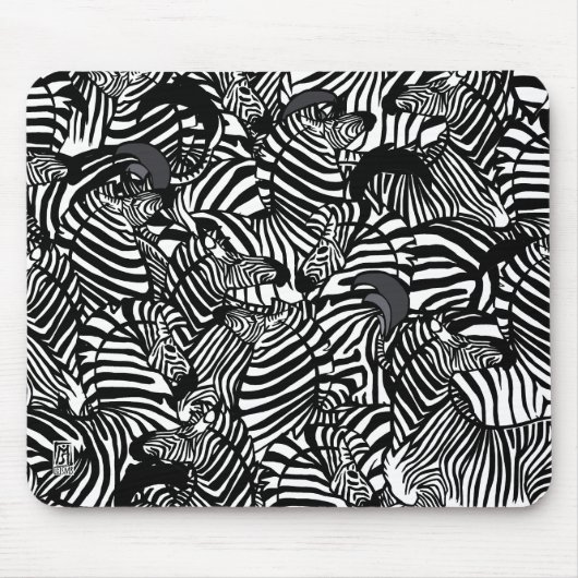 Zebra Mousepad 2 Muismat (Voorkant)