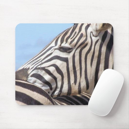 Zebra Mousepad/Mousemat Muismat (Met muis)