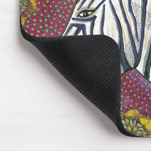 Zebra Mousepad Muismat (Hoek)