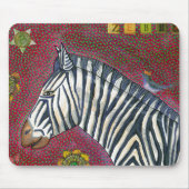 Zebra Mousepad Muismat (Voorkant)