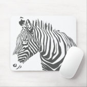 Zebra Mousepad Muismat (Met muis)