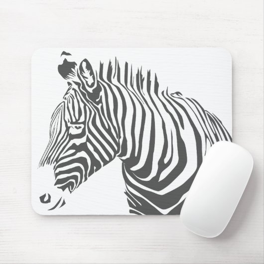 Zebra Mousepad Muismat (Met muis)