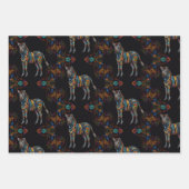 Zebra Mozaïek Glas in lood Wrapping Paper Sheet (Voorkant 3)