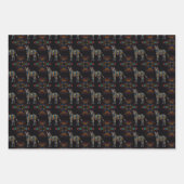 Zebra Mozaïek Glas in lood Wrapping Paper Sheet (Voorkant 2)