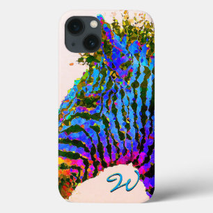 Zebra mozaïekartikel 1 iPhone 13 hoesje