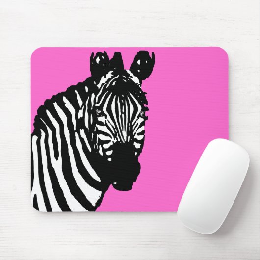 zebra. muismat (Met muis)