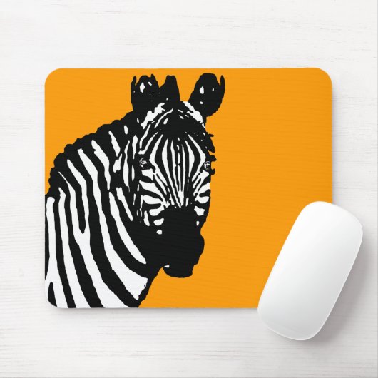 zebra. muismat (Met muis)