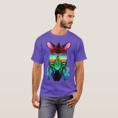 Zebra Music DJ - Africa Collectie T-shirt (Voorkant volledig)