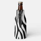 Zebra Naam en Datum Flesjeskoeler (Fles Achterkant)