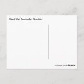 Zebra, Namibië Briefkaart (Achterkant)