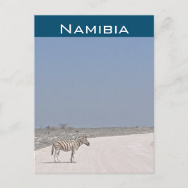 Zebra, Namibië Briefkaart