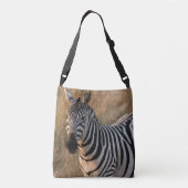 Zebra Natural Setting Crossbody Bag Crossbody Tas (Achterkant)