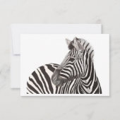Zebra Note Kaart Notitiekaartje (Voorkant)