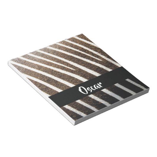 Zebra Notitieblok (Schuin)