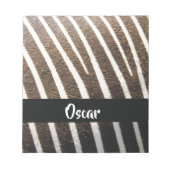 Zebra Notitieblok (Voorkant)
