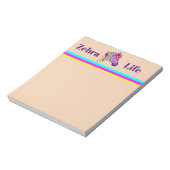 Zebra Notitieblok (Linkerzijde)