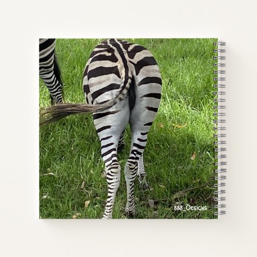 Zebra Notitieboek (Achterkant)