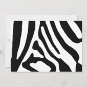 Zebra Notitiekaartje (Achterkant)