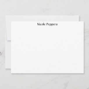 Zebra Notitiekaartje