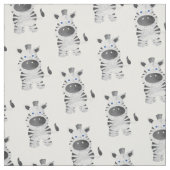 Zebra Nursery Stof (Swatch)