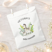 Zebra Oerwoud Baby shower Bedankzakje (Geknipt)