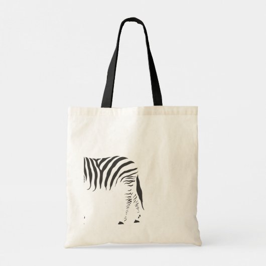 Zebra omwikkeling rond tote bag (Achterkant)