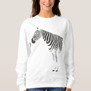 Zebra omwikkeling rond trui