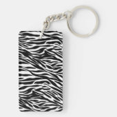 Zebra onder paarden sleutelhanger (achterkant)