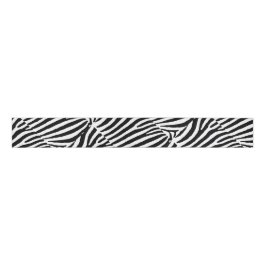 Zebra ontwerp 3-inch breedkorrelig lint 10-inch po