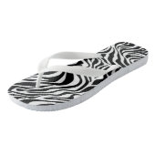 Zebra ontwerp teenslippers (Schuin)