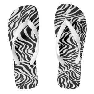 Zebra ontwerp teenslippers