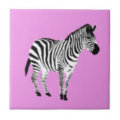 Zebra ontwerp tegeltje (Voorkant)