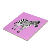 Zebra ontwerp tegeltje (Zijkant)