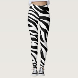 Zebra ontwerpen leggings