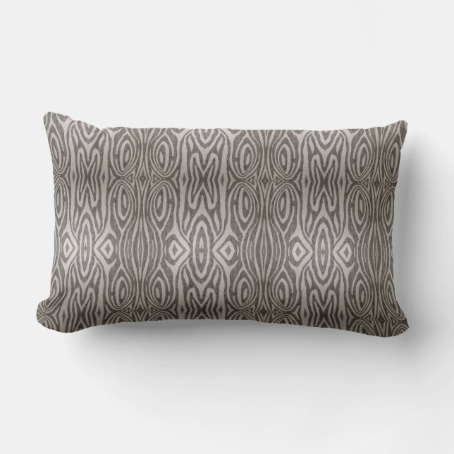 Zebra ontwerplumbale kussen (Voorkant)