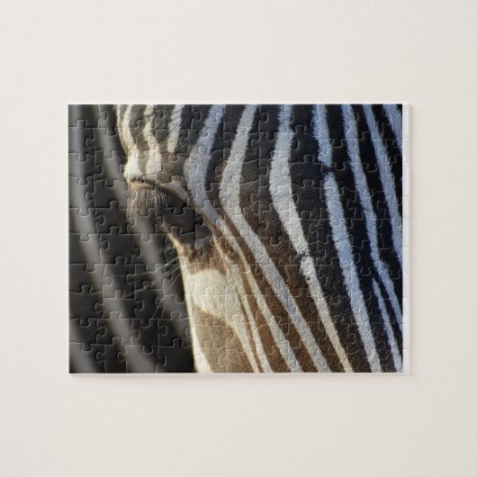 Zebra Oog Puzzel (Horizontaal)
