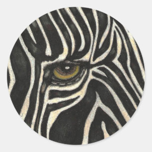 "Zebra oog" stickers