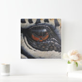 Zebra-oogwandklok Vierkante Klok (Huis)