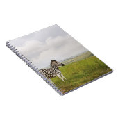 Zebra op het platteland, Zuid-Afrika Notitieboek (Rechterzijde)