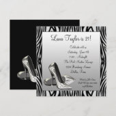 Zebra op hoog niveau Vrouwen op zaterdag Kaart (Voorkant / Achterkant)