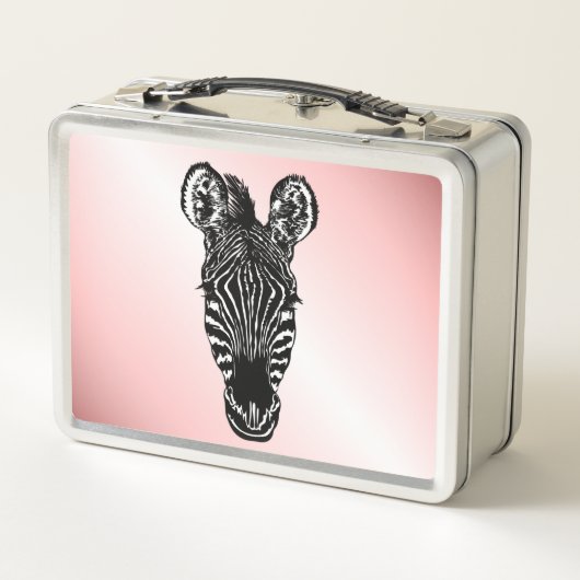 Zebra op roze (Achterkant)