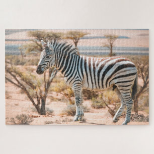 Zebra op Safari Legpuzzel