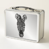 Zebra op Silver (Achterkant)